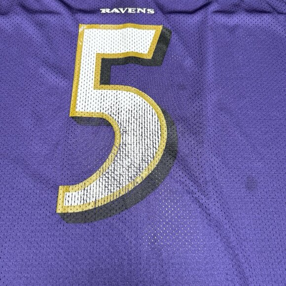 Joe Flacco Baltimore Ravens NFL Jersey Mens XL 25x32 Purple - Picture 7 of 16
